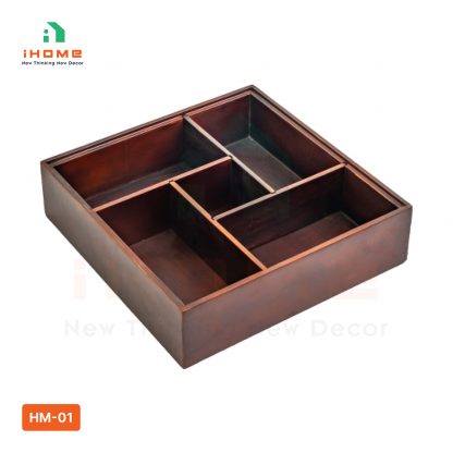 hộp gỗ đựng mứt tết HM-01 mẫu đẹp,chất lượng,giá tốt