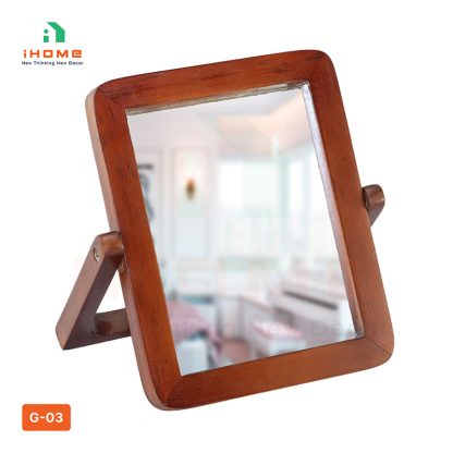 Gương trang điểm G-03 chất lượng gía rẻ Gương gỗ để bàn Gương soi trang điểm