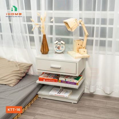 kệ gỗ đầu giường KTT-16 chất lượng giá rẻ Tab đầu giường Kệ trang trí
